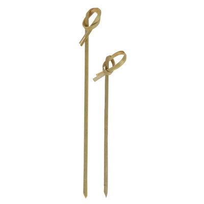 Looped Biodegradable Bamboo Skewers 120mm (Pack of 100)