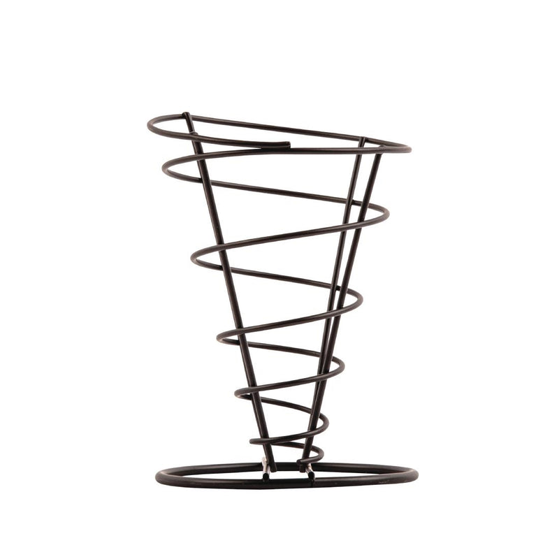 Olympia Wire Chip Cone Black