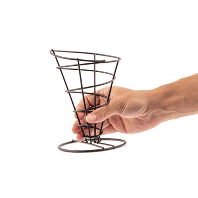 Olympia Wire Chip Cone Black