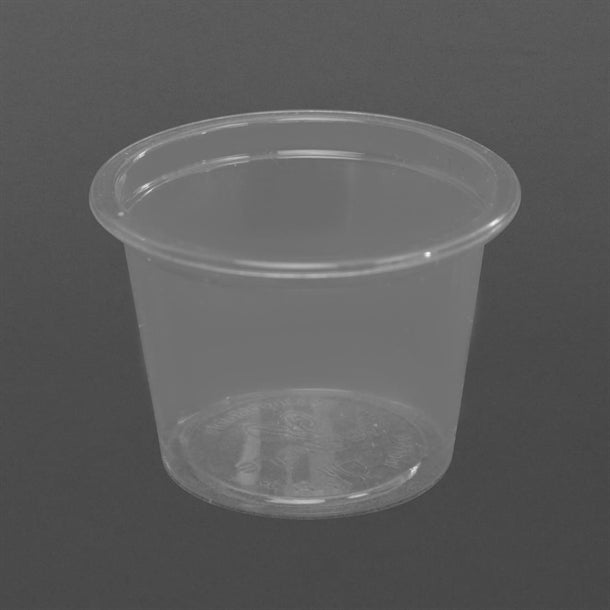 Vegware Compostable Cold Portion Pots 28ml - 1oz (Pack of 5000)
