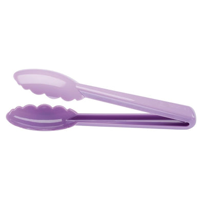 Mercer Culinary Utility Tongs Allergen Purple 9.5"