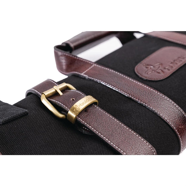 Boldric Canvas Knife Bag Black 17 Slots