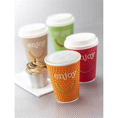 Huhtamaki Enjoy Double Wall Disposable Hot Cups 455ml - 16oz (Pack of 560)
