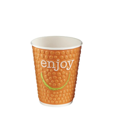 Huhtamaki Enjoy Double Wall Disposable Hot Cups 225ml - 8oz (Pack of 875)