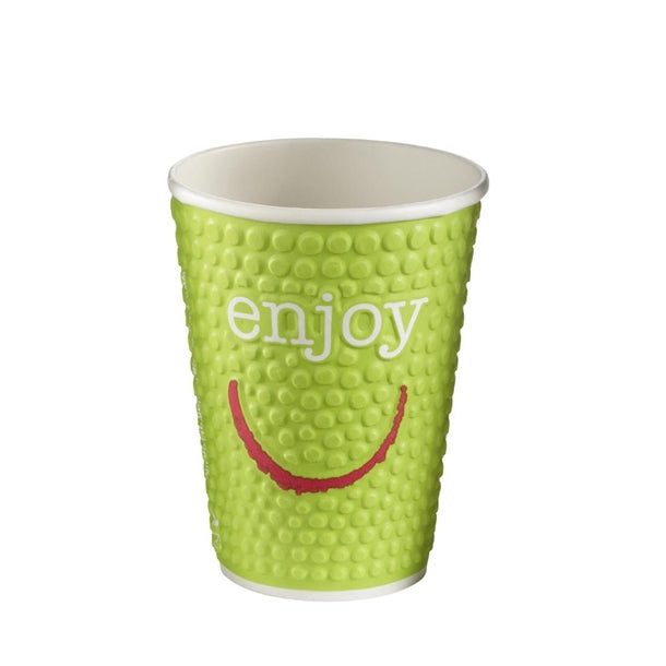 Huhtamaki Enjoy Double Wall Disposable Hot Cups 340ml - 12oz (Pack of 680)