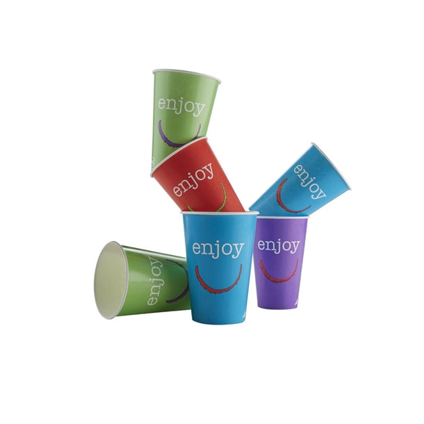 Huhtamaki Enjoy Paper Cold Cups 455ml - 16oz (Pack of 1000)