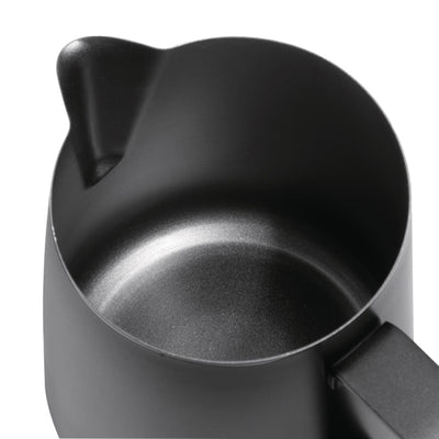 Olympia Black Non-Stick Milk Frothing Jug 340ml