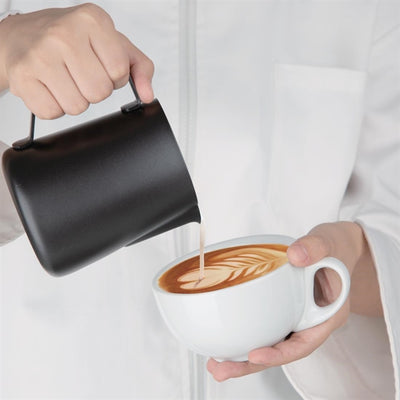 Olympia Black Non-Stick Milk Frothing Jug 900ml
