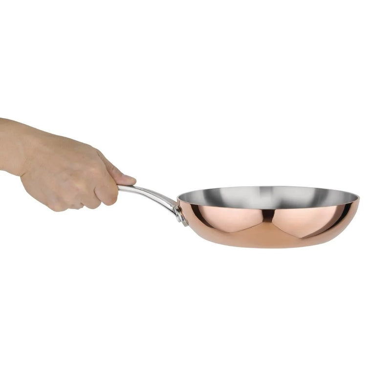 Vogue Tri Wall Copper Frying Pan 240mm