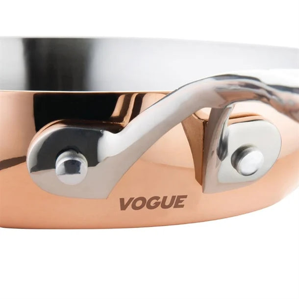 Vogue Tri Wall Copper Saute Pan 240mm