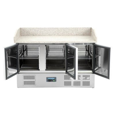 Polar G-Series Pizza Prep Counter Fridge 368Ltr