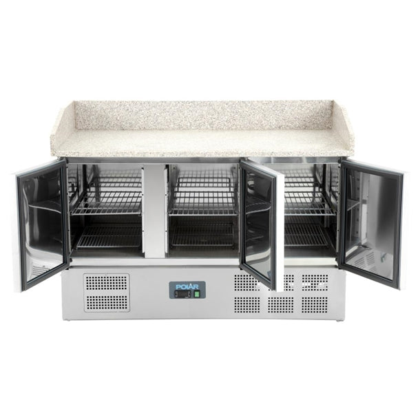 Polar G-Series Pizza Prep Counter Fridge 368Ltr