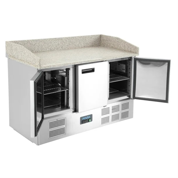Polar G-Series Pizza Prep Counter Fridge 368Ltr