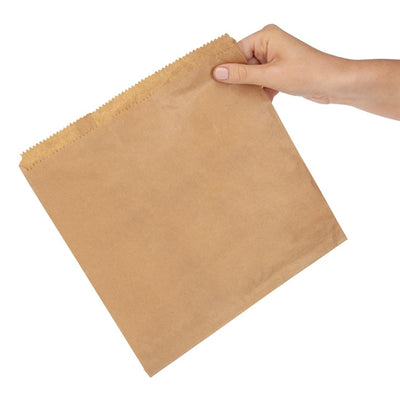 Fiesta Brown Paper Counter Bags Large (Pack of 1000)