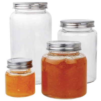 Vogue Glass Screw Top Preserving Jar 330ml (Pack of 6)