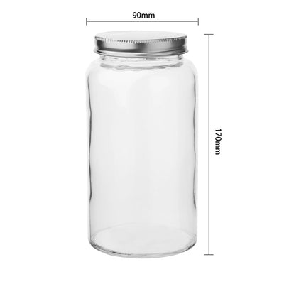Vogue Glass Screw Top Preserving Jar 800ml (Pack of 6)