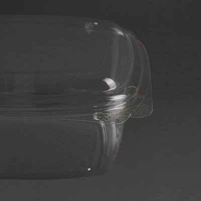 Vegware Compostable PLA Hinged-Lid Deli Containers 473ml - 16oz (Pack of 300)