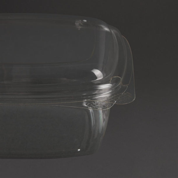 Vegware Compostable PLA Hinged-Lid Deli Containers 473ml - 16oz (Pack of 300)
