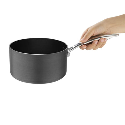 Vogue Anodised Aluminium Non Stick Sauce Pan 200mm