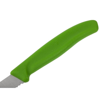 Victorinox Serrated Paring Knife Green 8cm