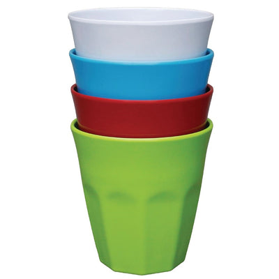 Olympia Kristallon Melamine Plastic Tumbler Red 290ml (Pack of 6)