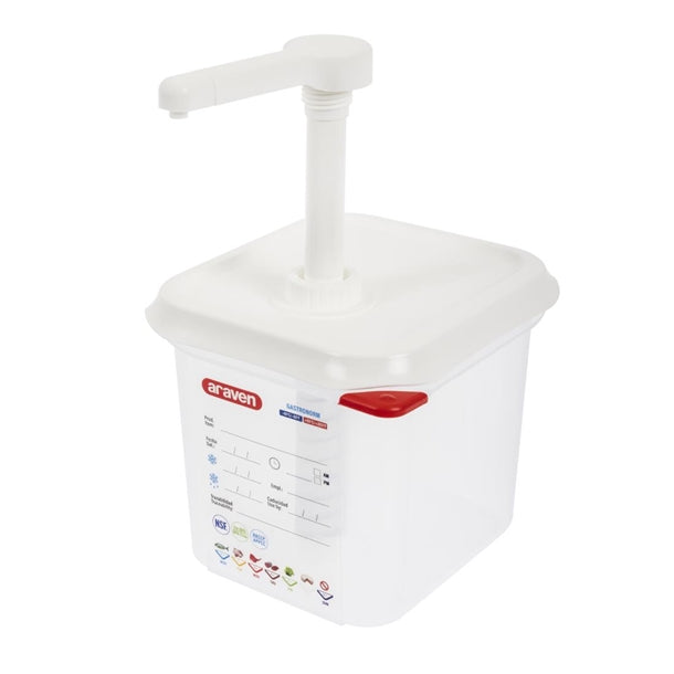 Araven Sauce Dispenser GN 1-6 Transparent 2.6Ltr