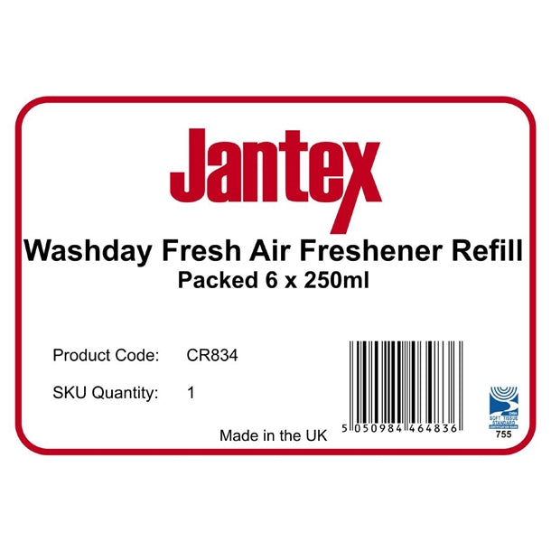 Jantex Aircare Air Freshener Refills Wild Berry 270ml (Pack of 6)