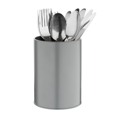 Olympia Galvanised Utensil Tin Grey