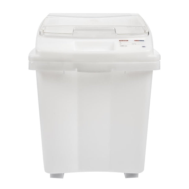 Araven Transparent Mobile Ingredient Bin 80Ltr