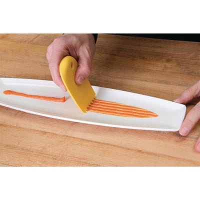 Mercer Culinary Saw Tooth Silicone Plating Wedge