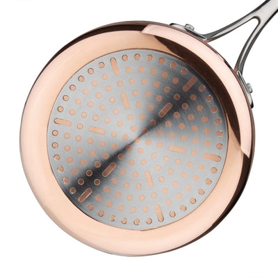 Vogue Induction Tri Wall Copper Saucepan 160mm
