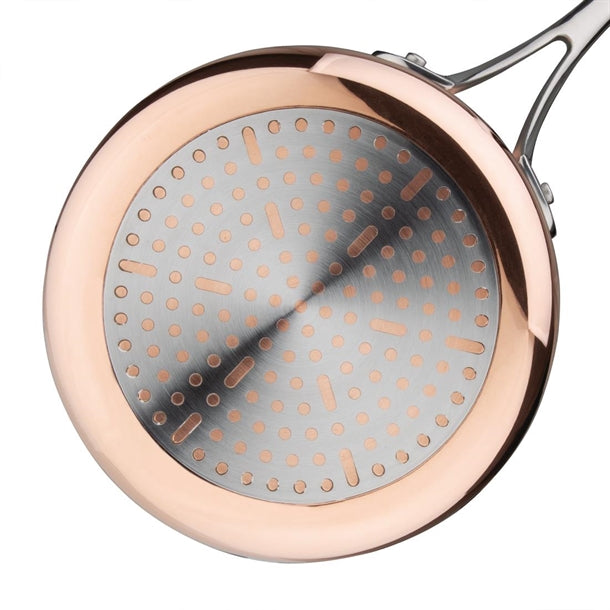 Vogue Induction Tri Wall Copper Saucepan 160mm