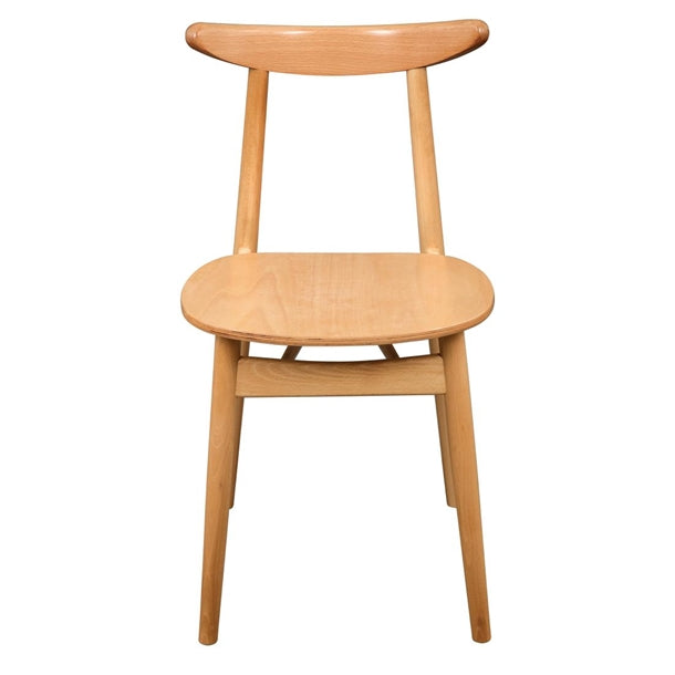 Fameg Beech Cowhorn Side Chair (Pack of 2)