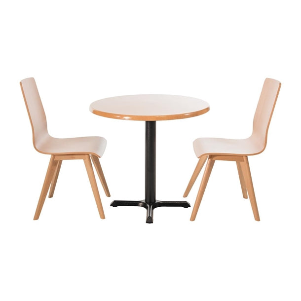 GR342 - Bolero Square Back Sidechair (Natural Finish) (Pack 4)