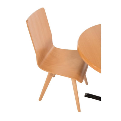 GR342 - Bolero Square Back Sidechair (Natural Finish) (Pack 4)