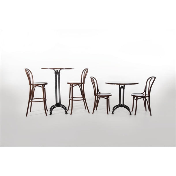 Fameg Bentwood Bistro Side Chairs Walnut Finish (Pack of 2)