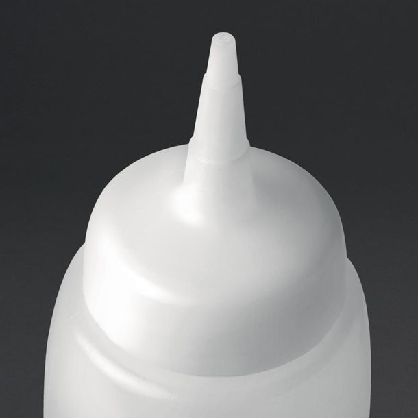 Vogue Clear 3 Nozzle Squeeze Bottle 36oz
