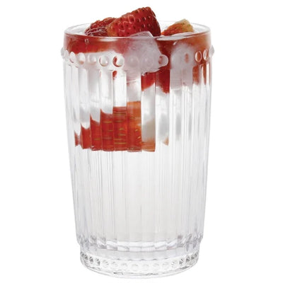 Olympia Baroque Glass Tumblers 395ml (Pack of 6)