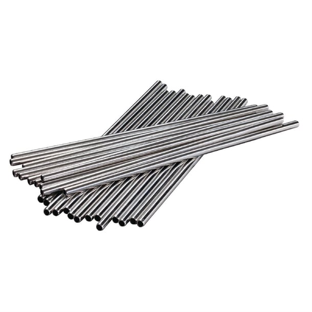 Stainless Steel Metal Straws 8.5" (Pack of 25)