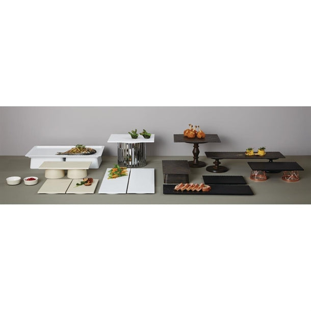 APS Zero Melamine Platter White GN 1-4