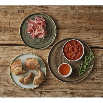 Churchill Stonecast Walled Plates Duck Egg 220mm (Pack of 6)