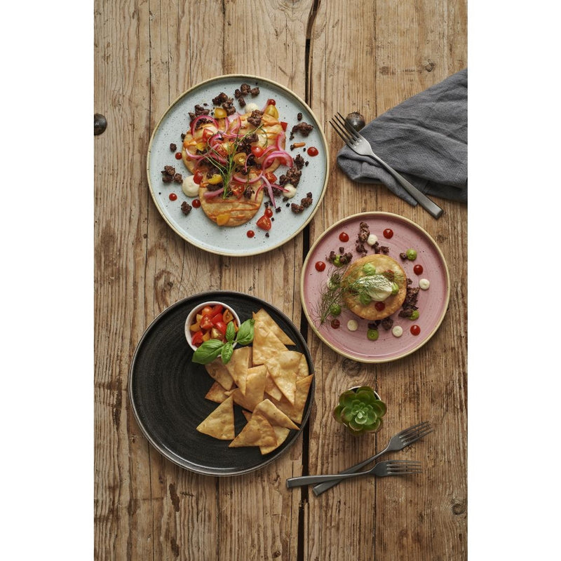 Churchill Stonecast Walled Plates Duck Egg 260mm (Pack of 6)