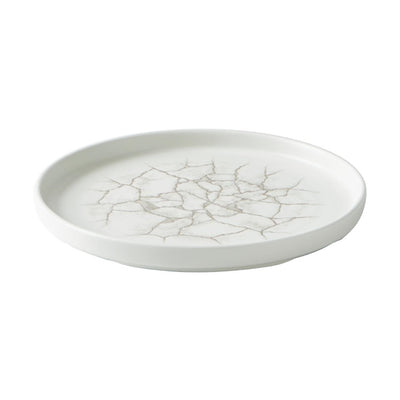 Churchill Studio Prints Kintsugi Agate Walled Plates Grey 220mm (Pack of 6)