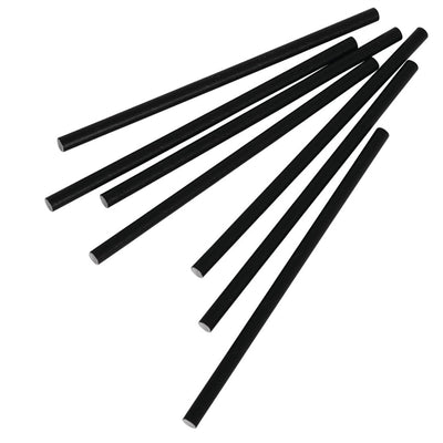 Fiesta Green Compostable Paper Cocktail Stirrer Straws Black (Pack of 250)