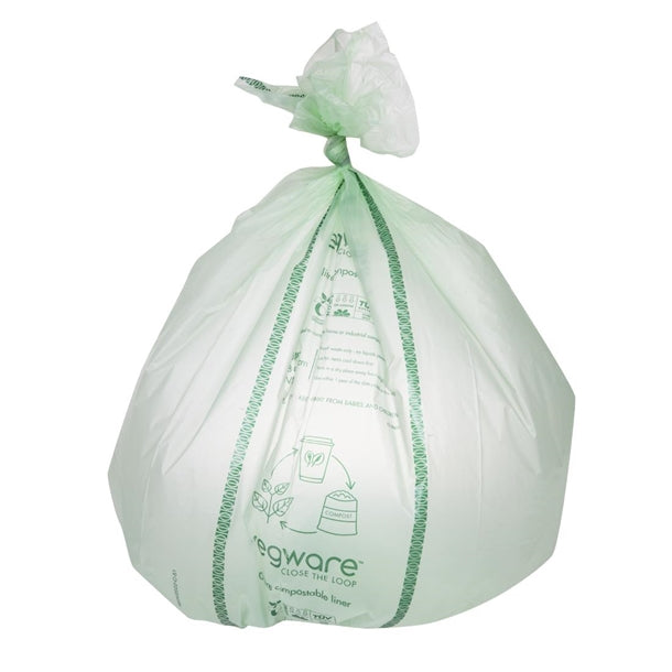 Vegware Biobag Compostable Bin Liners 80Ltr (Pack of 240)