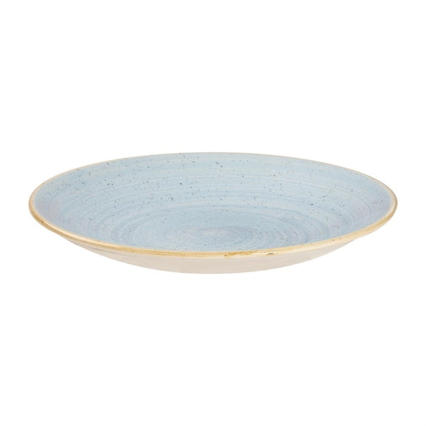 Churchill Stonecast Deep Coupe Plates Duck Egg Blue 225mm (Pack of 12)