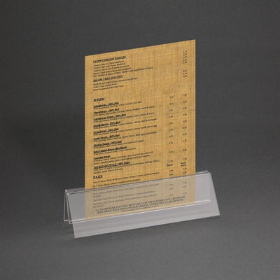 Olympia Wide Base Acrylic Menu Holder