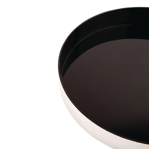Beaumont Aluminium Round Non-Slip Drinks Tray 330mm