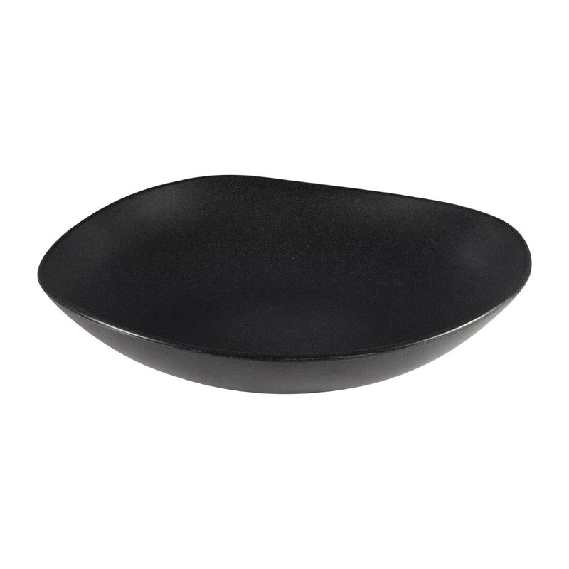 Alchemy Melamine Trace Granite Blk Melamine Bowl 380mm (Pack of 2)