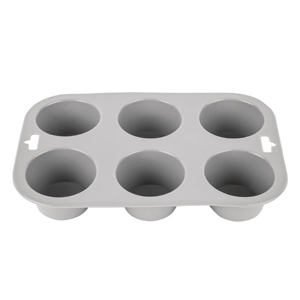 Vogue Flexible Silicone 6 Cup Muffin Tray